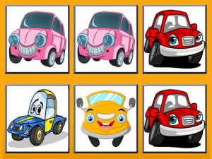 Funny Cars Memory Online Puzzle Game