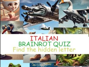 Quiz Find the Italian Brainrot Letters Online Game