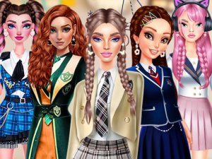 Back To School: Uniforms Edition Online Dress-Up Game