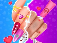 Valentine Nail Salon Online Game