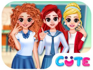 BFF Princess Back To School Online Game