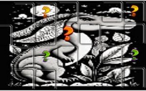 Prehistoric Sliding Puzzle