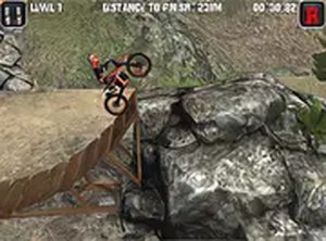 Rugged Terrain Motorcycle Trials