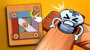 Wood Bolts & Nuts Screw: Pin Puzzle Online Game - Puzzle Game